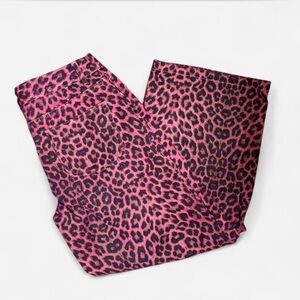 Pink Leopard Print Pants